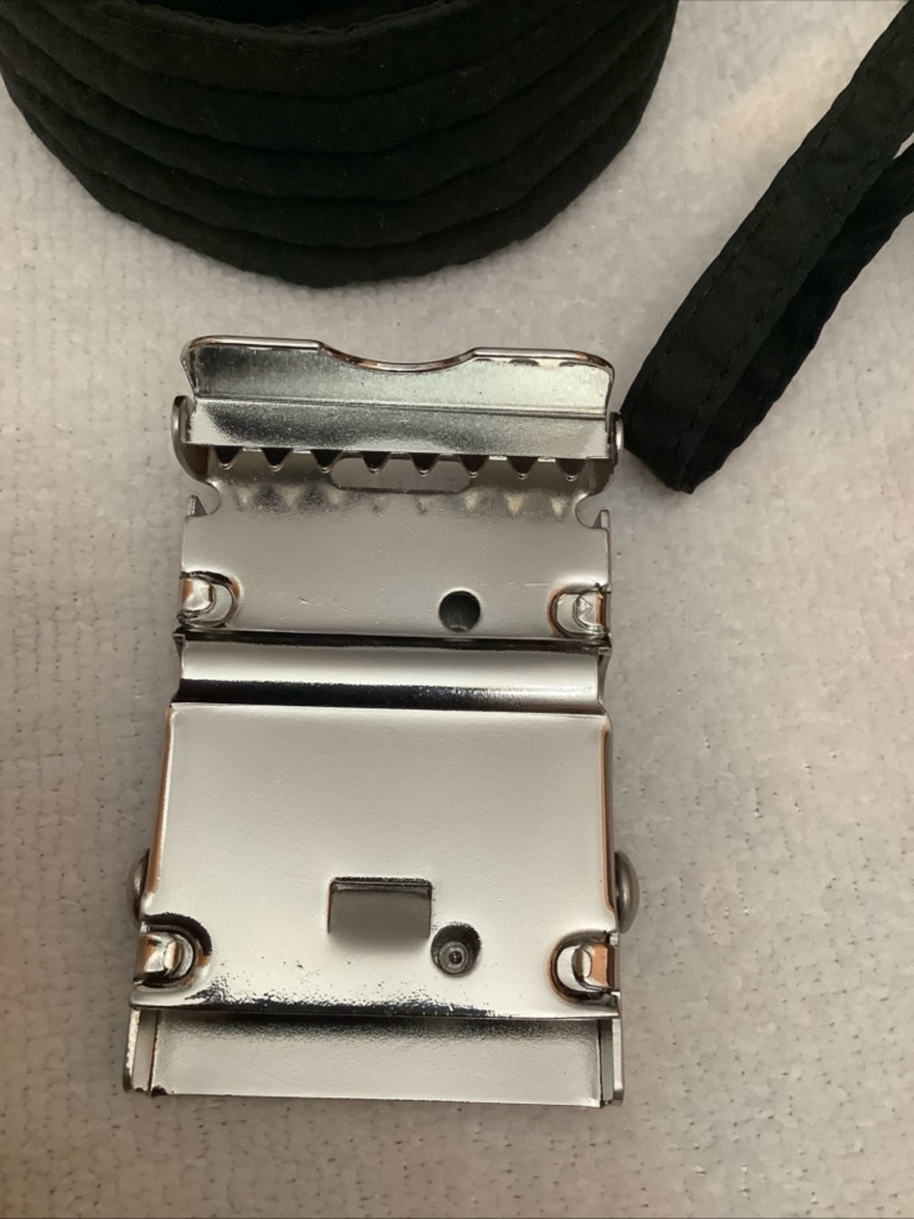 Zadig & Voltaire Belt Buckle in Silver Tone With Wing Logo​ - Picture 6 of 10